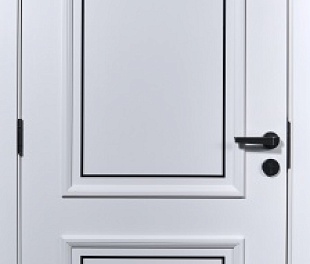 Дверь межкомнатная в комплекте с коробкой и наличниками, р-р 2000х800, белая Арт. H-101