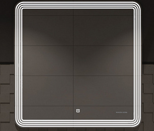 Зеркало DIAL LED 80х80 Sanita Luxe (квадрат)