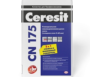 Пол самовыравнивающийся CN175, 25кг ЦЕРЕЗИТ