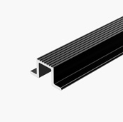 Профиль стыковочный чёрный, арт: ZU5.0-11A 