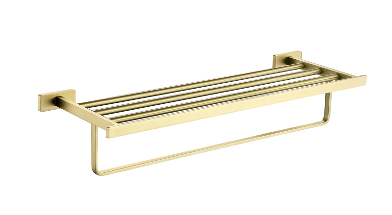 Полка для полотенец, матовое золото B1053SJ Полки