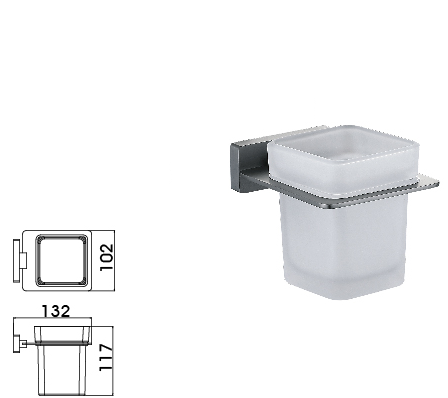 Подстаканник, графит B6050QH Подстаканники