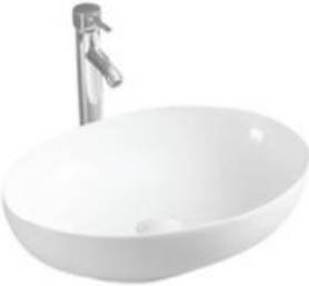 Раковина накладная керамическая 515*390*145 арт. LE-5399 белая