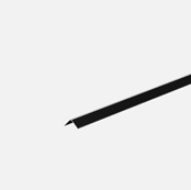 Профиль стыковочный чёрный, арт: ZL15x10 