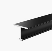 Профиль стыковочный чёрный, арт: ZT10-7.2A