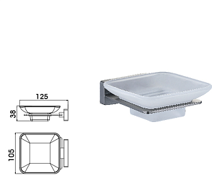 Мыльница, графит B4044QH