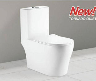 Унитаз напольный моноблок, Арт.LE-6384