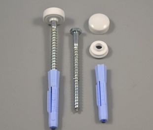 Комплект крепежей унитаза к полу, Арт.KT-80