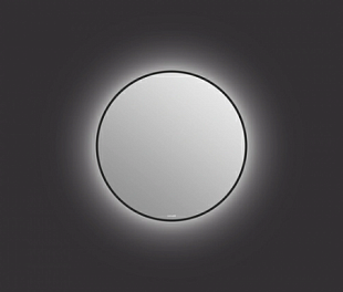 Зеркало ECLIPSE smart 60x60 круглое (черная рамка)