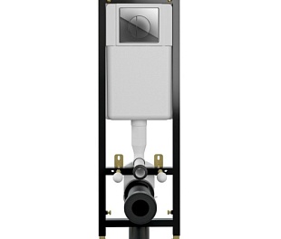 Система инсталяции BLACK 35 (кнопка хром глянец), Арт.11593