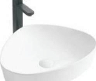 Раковина накладная керамическая 505*410*120 арт. LE-5386 белая