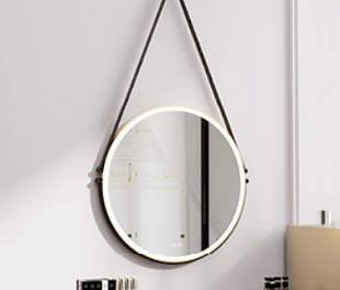 Зеркало с подсветкой и подогревом круглое 600*800*32, Арт.CFS6080B