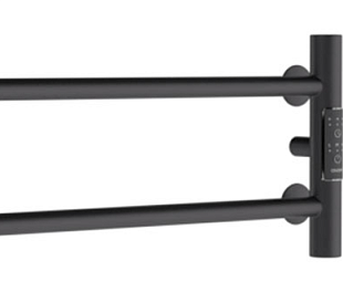 Полотенцесушитель MELODIA Drumsticks Electro Ferrum 40х18 П2 черный Арт.MTRDEF4018bk