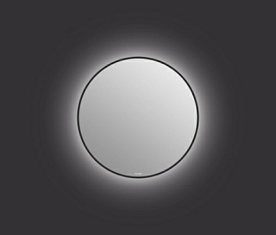 Зеркало ECLIPSE smart 60x60 круглое (черная рамка), Арт.12891
